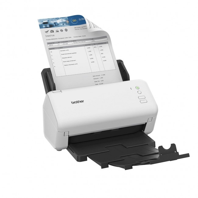 Brother ADS-4100 scanner ADF scanner 600 x 600 DPI A4 Black, White
