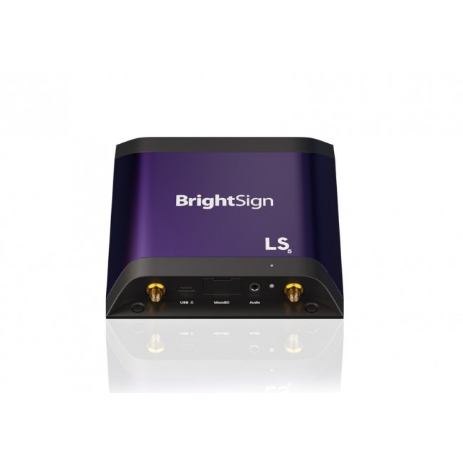 BrightSign LS445 digital media player Black, Purple 4K Ultra HD Wi-Fi