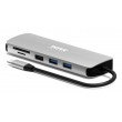 Port Designs 900164 laptop dock/port replicator Wired USB 3.2 Gen 1 (3.1 Gen 1) Type-C Stainless steel