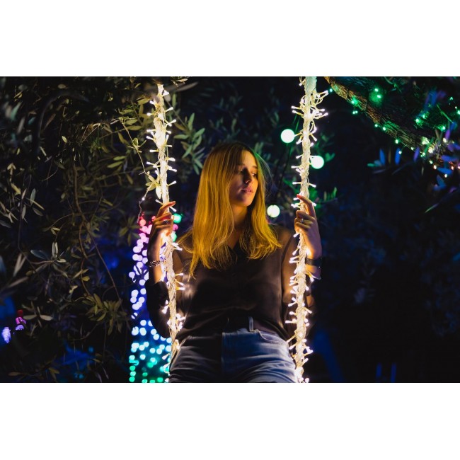 INTELLIGENT LED ICICLES TWINKLY 190 RGB 5X0.7M