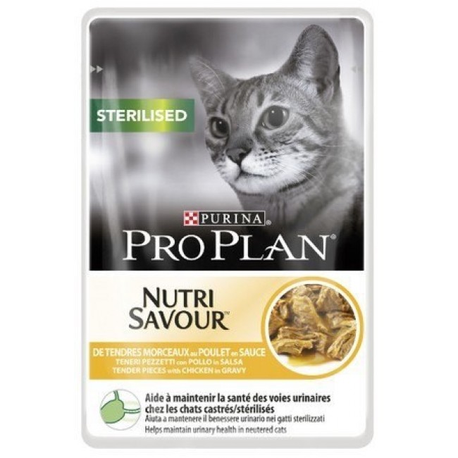 PURINA Pro Plan Cat Sterilised Chicken - wet cat food - 85g