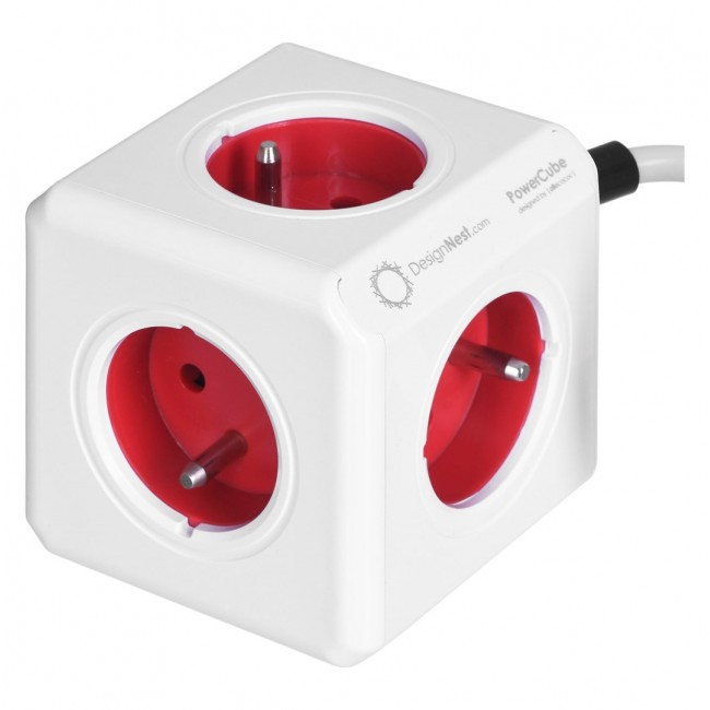 Allocacoc 2304/FREXPC power extension 3 m 5 AC outlet(s) Indoor Red, White Allocacoc 2304/FREXPC power extension 3 m 5 AC outlet(s) Indoor Red, White
