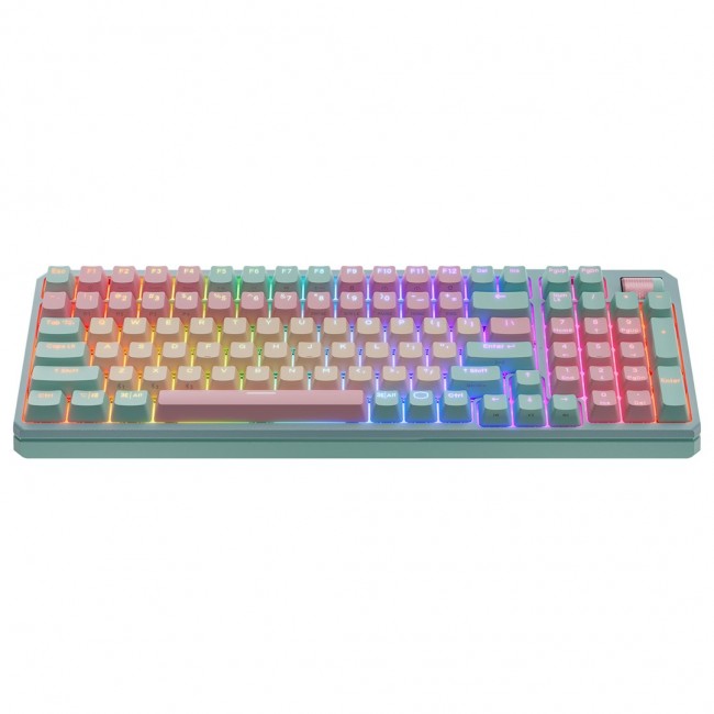Cooler Master MK770 keyboard Gaming USB + RF Wireless + Bluetooth QWERTY US English Multicolour Cooler Master MK770 keyboard Gaming USB + RF Wireless + Bluetooth QWERTY US English Multicolour