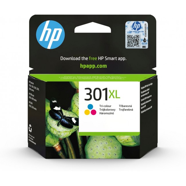 HP 301XL High Yield Tri-color Original Ink Cartridge HP 301XL High Yield Tri-color Original Ink Cartridge