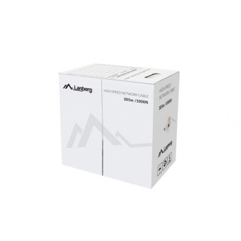 Lanberg LCU5-12CU-0305-S networking cable Grey 305 m Cat5e U/UTP (UTP)