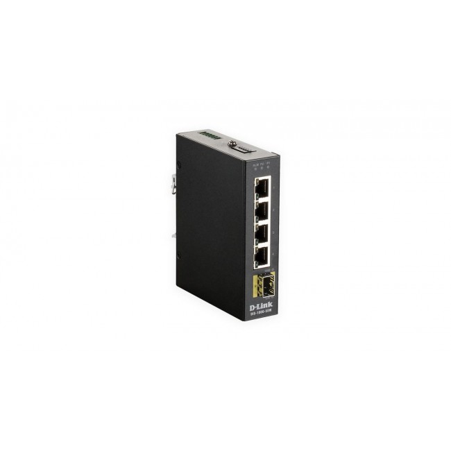 D-Link 5-Port Unmanaged Industrial Switch with 4 x 10/100/1000BaseT(X) & 1 x 100/1000BaseSFP D-Link 5-Port Unmanaged Industrial Switch with 4 x 10/100/1000BaseT(X) & 1 x 100/1000BaseSFP
