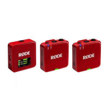 R DE Wireless GO III Red - wireless microphone system (red)