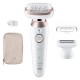Braun Silk- pil 9 Flex 9-030 3D 40 tweezers Pink, White