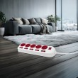 Maclean power strip, 5 socket extension cable, with switches, 250VAC/10A, 1.5m, MCE204 R/W Maclean power strip, 5 socket extension cable, with switches, 250VAC/10A, 1.5m, MCE204 R/W