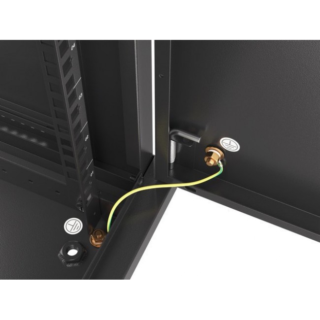 Lanberg WF01-6412-00B rack cabinet 12U Wall mounted rack Black
