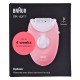 BRAUN Silk- pil 3 SES 3-176 Epilator, White and Pink