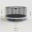 REBEL ACTIVE TRAMPOLINE PRO 15FT/457CM