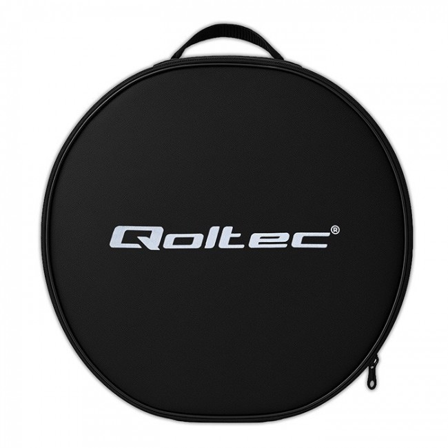 Qoltec Mobilna adowarka do samochodu elektrycznego EV i hybryd z regulacją 2w1 Typ2 | 11kW | 400V | CEE 16A | Wi-fi | TUYA | SMART LIFE | LCD | Przeno na | Wallbox | 5m