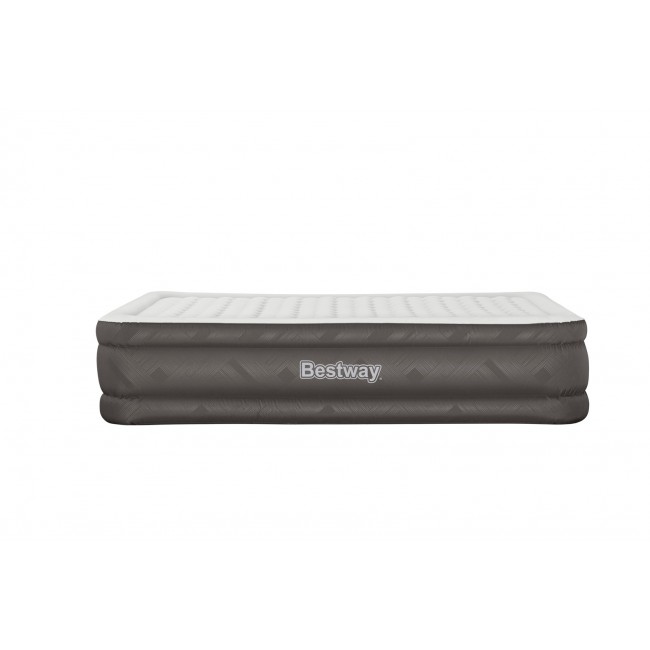 Bestway Fortech Air Mattress Queen with Built-in AC Pump and Antimicrobial Coating 2.03 m x 1.52 m x 46 cm