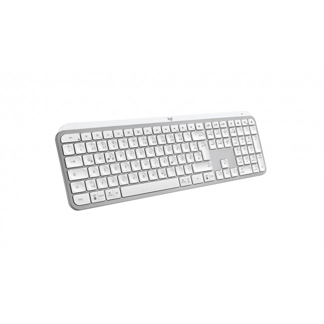 Logitech MX Keys S keyboard Universal RF Wireless + Bluetooth QWERTZ German Aluminium, White Logitech MX Keys S keyboard Universal RF Wireless + Bluetooth QWERTZ German Aluminium, White