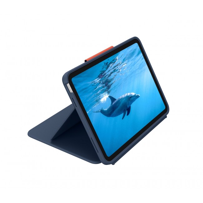 Logitech Rugged Combo 4 QWERTZ German Smart Connector Blue