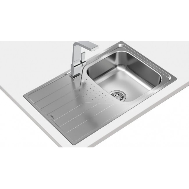Teka UNIVERSE 45 T-XP 1C 1E Top-mounted sink Rectangular Stainless steel Teka UNIVERSE 45 T-XP 1C 1E Top-mounted sink Rectangular Stainless steel