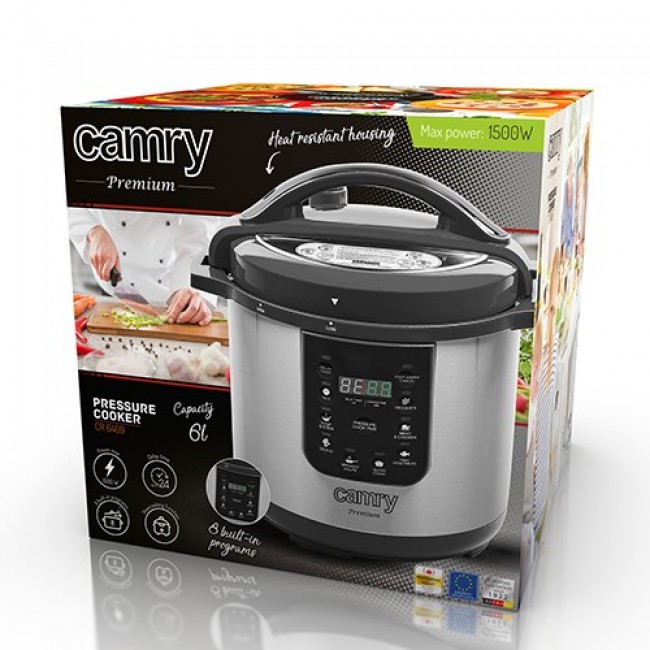 Camry CR 6409 multi cooker 6 L 1000 W Black,Stainless steel Camry CR 6409 multi cooker 6 L 1000 W Black,Stainless steel