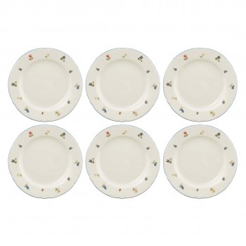 SELTMANN MARIE-LUISE STREUBLUME 6 salad plates set