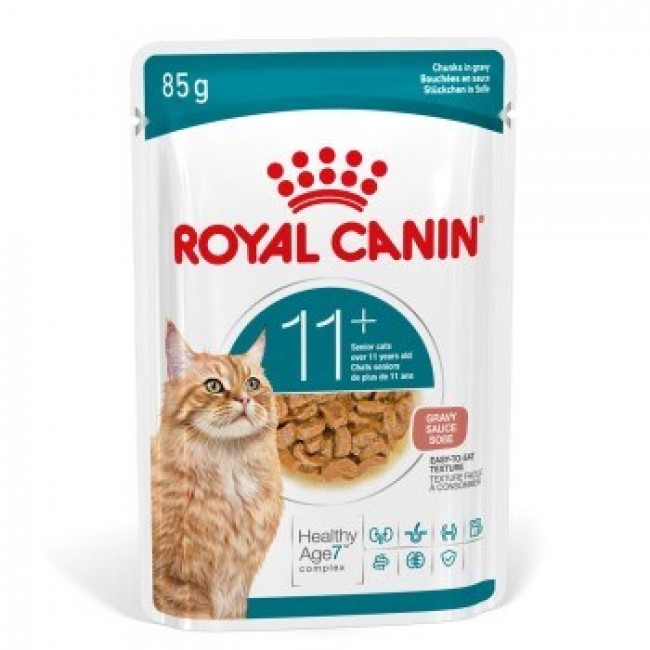 ROYAL CANIN Ageing 11+ Chunks in gravy - wet cat food - 12x85g ROYAL CANIN Ageing 11+ Chunks in gravy - wet cat food - 12x85g