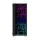 Gembird Fornax 2500 ARGB Gaming ATX computer case, Midi Tower, backlight, Black