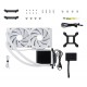 TRYX PANORAMA ARGB 240 Processor Liquid cooling kit 12 cm White 1 pc(s)