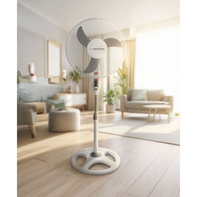 Esperanza EHF002WE, 16 '' standing fan, White and Gray