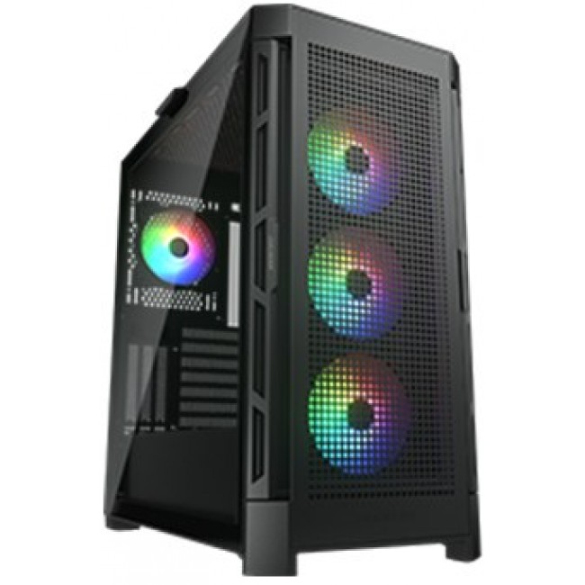 COUGAR Midi Tower Case Duoface Pro ARGB, Black