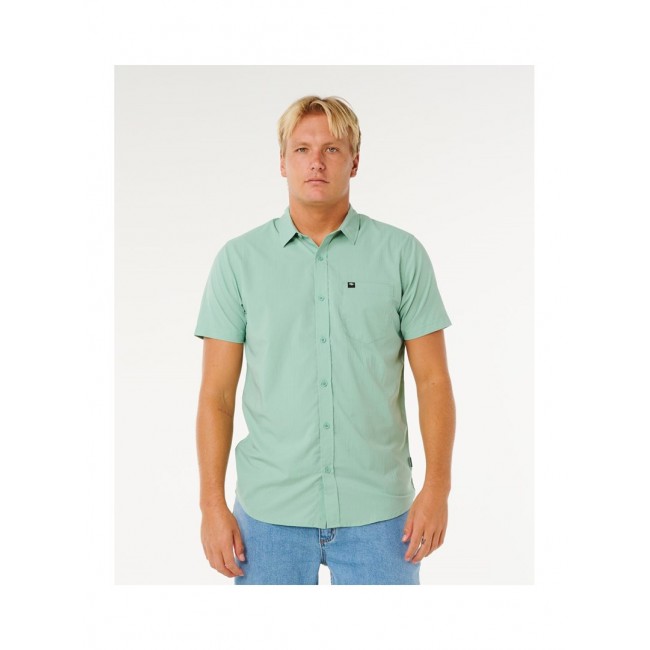 Koszula męska RIP CURL Vaporcool Aerotech S/S Shirt zielona - M