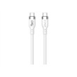 HYPER HyperJuice 240W Silicone USB-C to USB-C Cable (6ft/2m) - White
