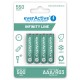 Rechargeable batteries everActive Ni-MH R03 AAA 550 mAh Infinity Line