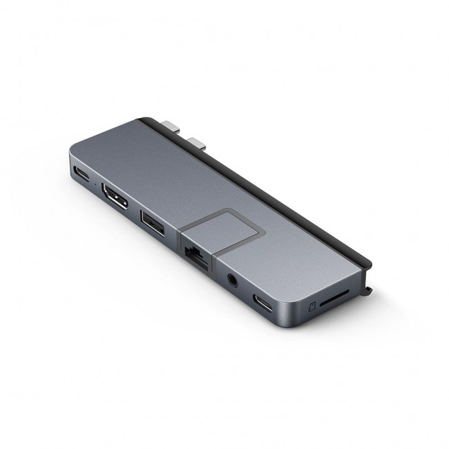 HYPER DUO PRO 7-in-2 USB-C Hub USB Type-C 104 Mbit/s Grey HYPER DUO PRO 7-in-2 USB-C Hub USB Type-C 104 Mbit/s Grey