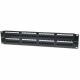 Intellinet Patch Panel, Cat5e, UTP, 48-Port, 2U, Black Intellinet Patch Panel, Cat5e, UTP, 48-Port, 2U, Black