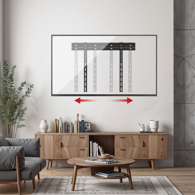 Maclean ultra flat wall mount for TV, 40-85