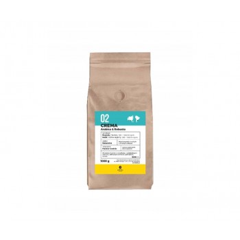 8Grams Crema roasted coffee beans, 1 kg