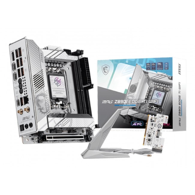 MSI MPG Z890I EDGE TI WIFI motherboard Intel Z890 LGA 1851 (Socket V1) mini ITX MSI MPG Z890I EDGE TI WIFI motherboard Intel Z890 LGA 1851 (Socket V1) mini ITX