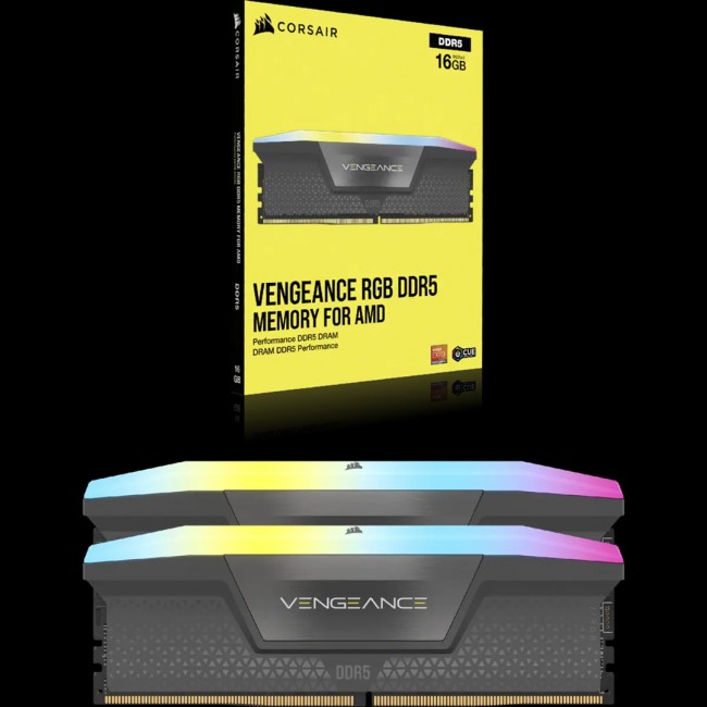 Corsair Vengeance RGB memory module 32 GB 2 x 16 GB DDR5 5200 MHz Corsair Vengeance RGB memory module 32 GB 2 x 16 GB DDR5 5200 MHz