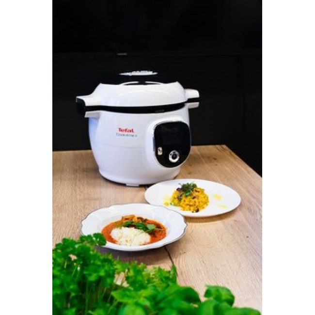 Tefal CY851130 multi cooker 6 L Chrome, White Tefal CY851130 multi cooker 6 L Chrome, White