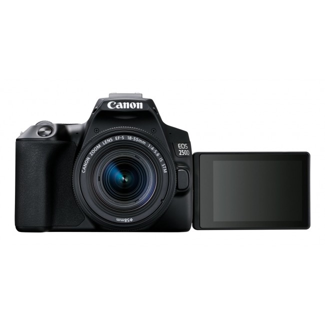 Canon EOS 250D+EF-S 18-55mm SLR Camera Kit 24.1 MP CMOS 6000 x 4000 pixels Black Canon EOS 250D+EF-S 18-55mm SLR Camera Kit 24.1 MP CMOS 6000 x 4000 pixels Black