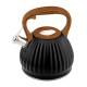 PROMIS Kettle 3.0 l, FABIO, black, wooden handle