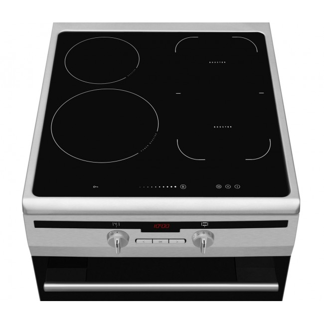 Amica 57IE3.325HTaD(Xx) PIZZA Freestanding induction cooker Black, Stainless steel