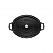 Staub oval cast iron pot - Black, 5.5 ltr Staub oval cast iron pot - Black, 5.5 ltr