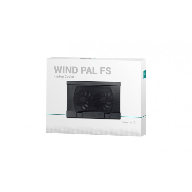 DeepCool Wind Pal FS laptop cooling pad 1200 RPM Black DeepCool Wind Pal FS laptop cooling pad 1200 RPM Black