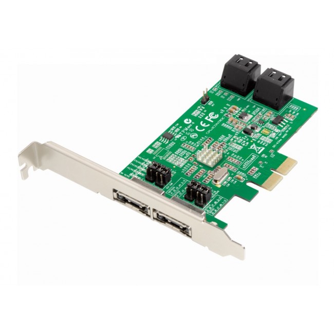 Dawicontrol DC-624E RAID RAID controller PCI Express x2 2.0 6 Gbit/s Dawicontrol DC-624E RAID RAID controller PCI Express x2 2.0 6 Gbit/s