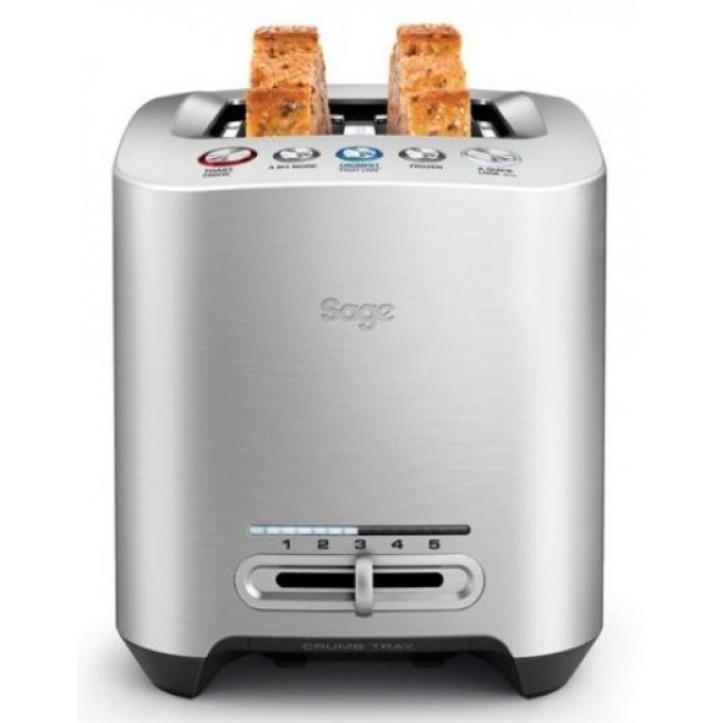 Sage the Smart Toast 5 2 slice(s) Silver Sage the Smart Toast 5 2 slice(s) Silver