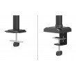 Desk mount for 3 monitors 10-27
