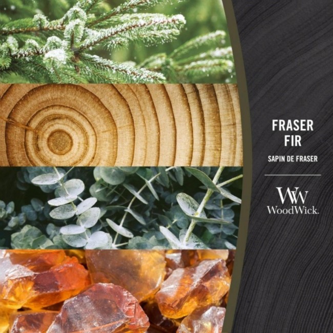 Scented Candle, Medium WOODWICK Fraser FIR 275 g, 1 piece