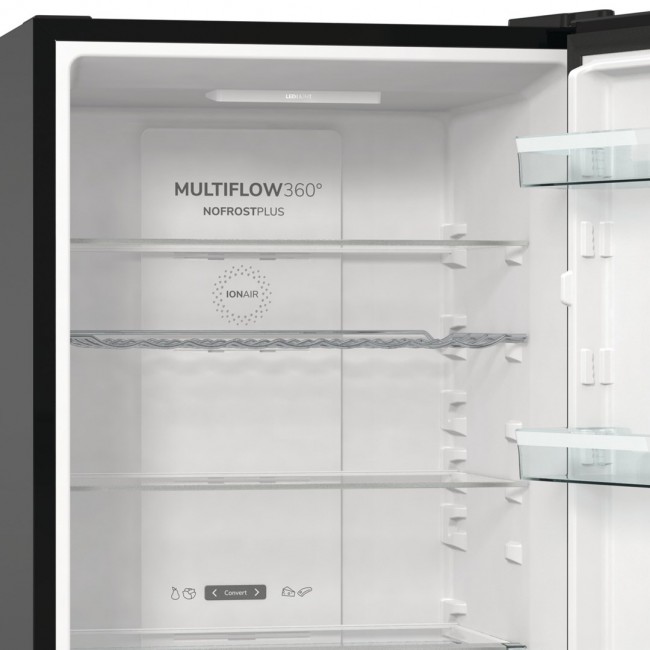 Gorenje NRK6192ABK4 fridge-freezer Freestanding 302 L E Black Gorenje NRK6192ABK4 fridge-freezer Freestanding 302 L E Black