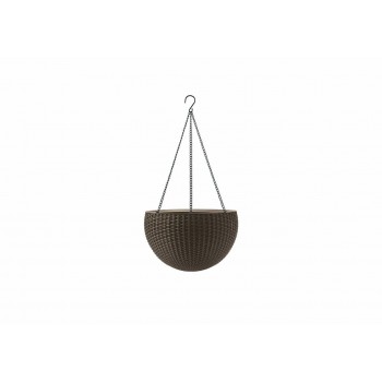 KETER ROUND HANGING MOCHA FLOWER POT