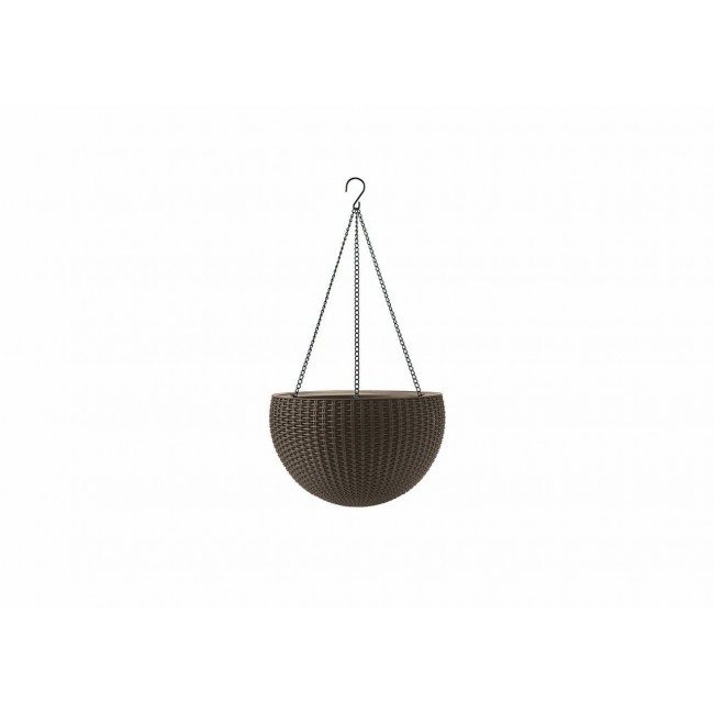 KETER ROUND HANGING MOCHA FLOWER POT